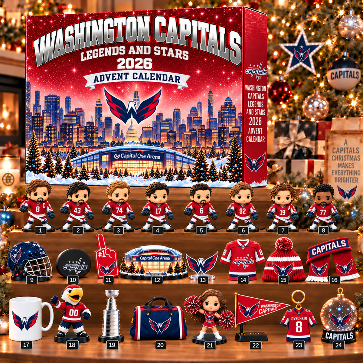 Premium NHL x WAS Christmas Stadium Advent Calendar