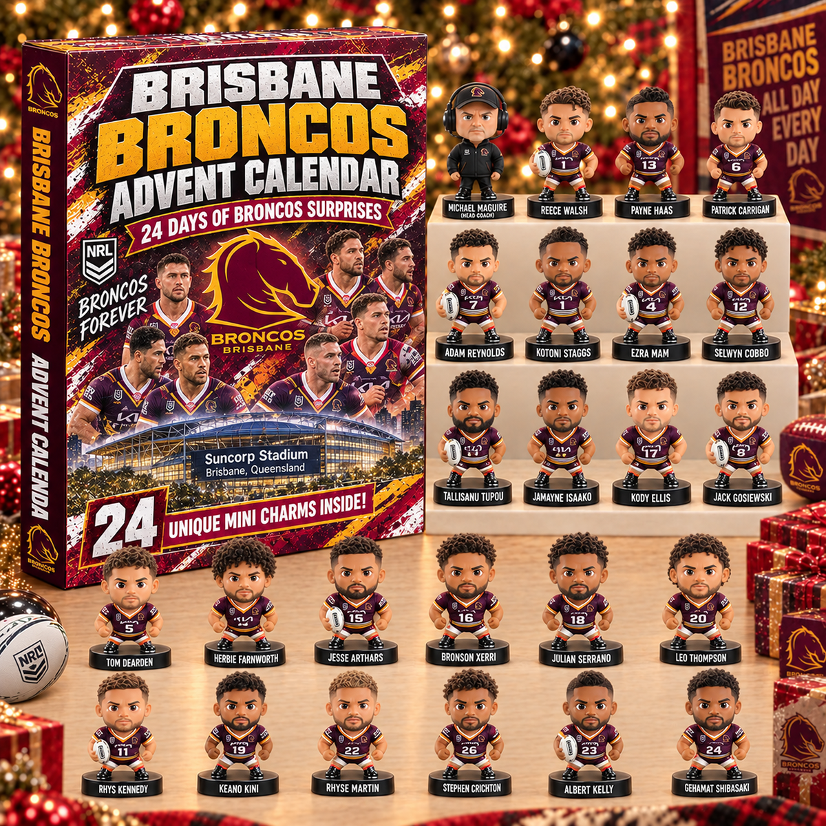 Premium NRL x BB 24 Days of Rugby Surprises Advent Calendar