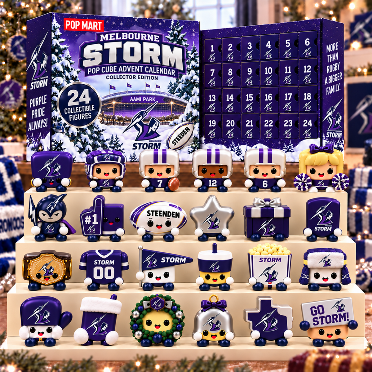Premium NRL x MS Pop Toy Advent Calendar