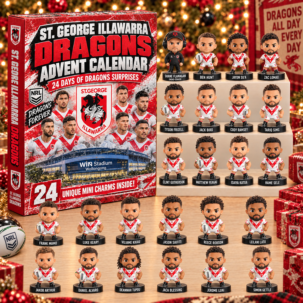 Premium NRL x SGID 24 Days of Rugby Surprises Advent Calendar
