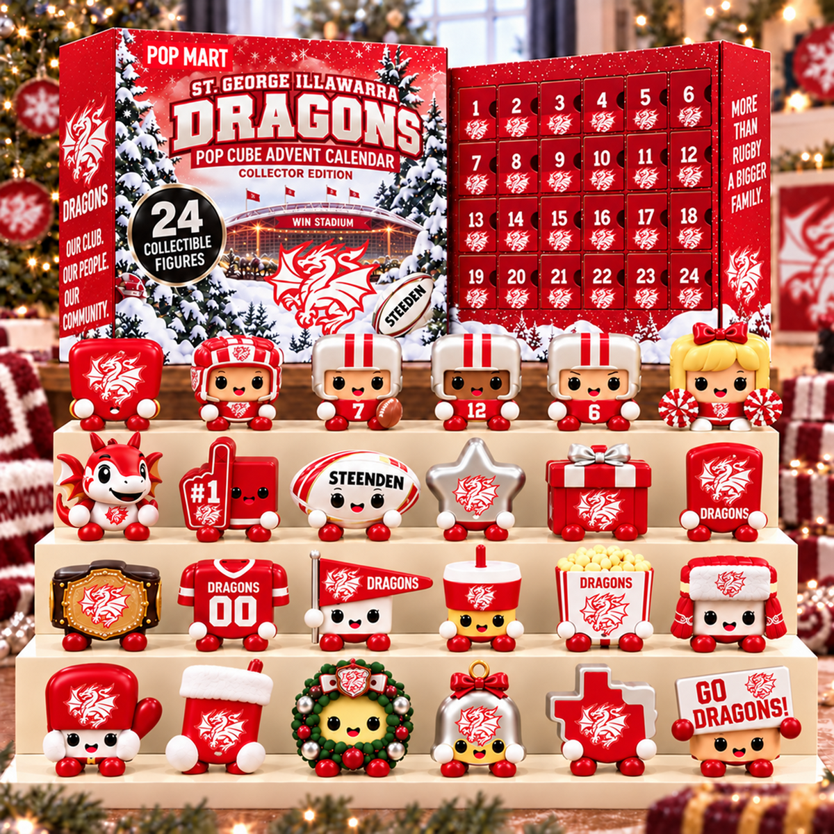 Premium NRL x SGID Pop Toy Advent Calendar