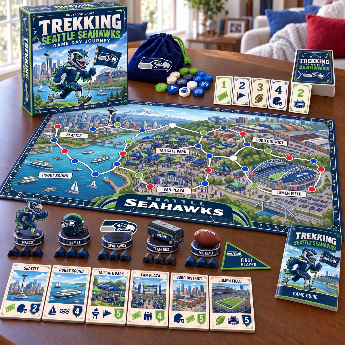 SEA x Premium NFL Trekking Adventure Board Game