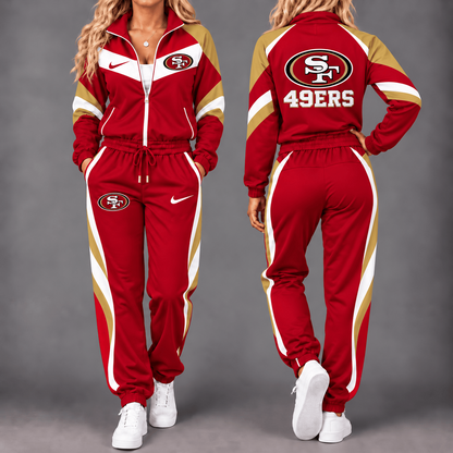 SF x NFL Team Pride Waterproof Windbreaker Zip-Up Tracksuit Set