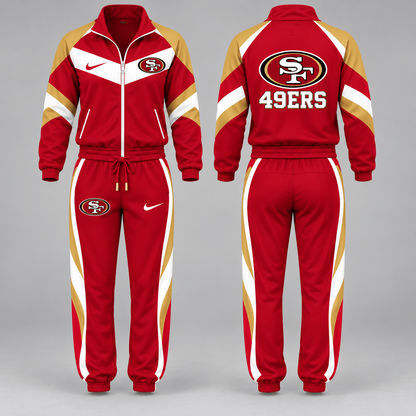SF x NFL Team Pride Waterproof Windbreaker Zip-Up Tracksuit Set
