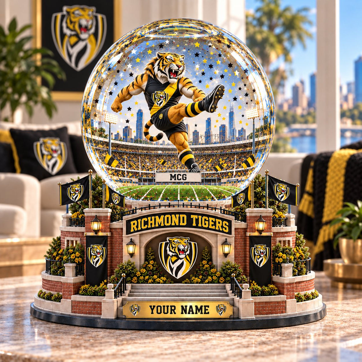 SIGNATURE AFL X RT EXCLUSIVE UNIQUE PERSONALIZED Acrylic Block Plaque Mascot Team Gifts For Fan