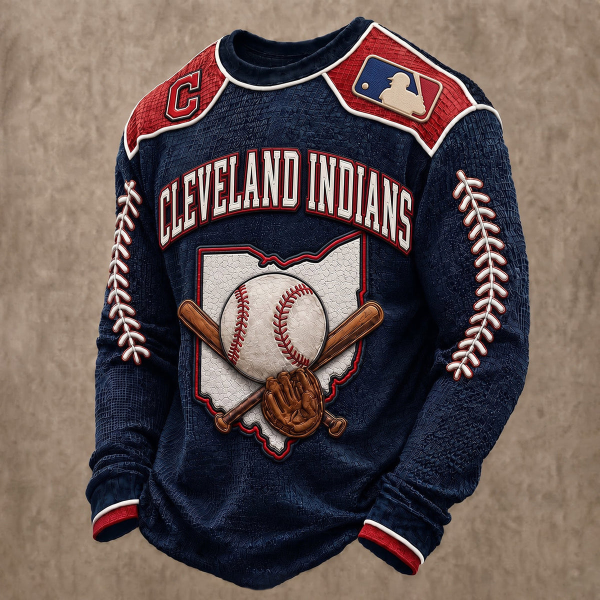 SIGNATURE MLB X CG EXCLUSIVE Heritage Waffle Long Sleeve Shirt Limited Edition