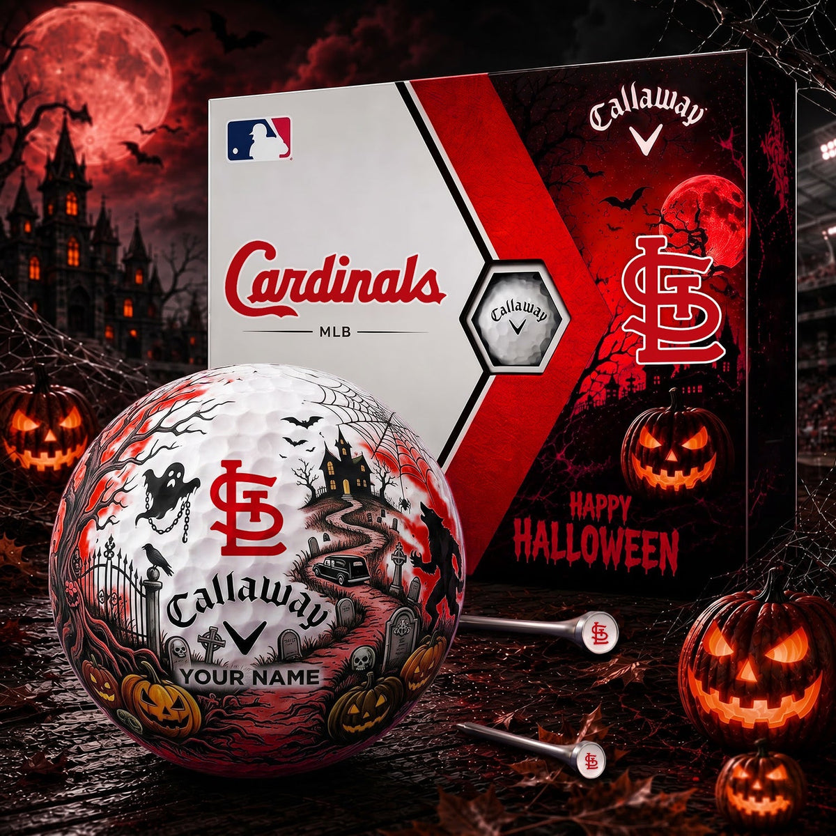 SIGNATURE MLB X SLC EXCLUSIVE PERSONALIZED HALLOWEEN HAUNTED GOLF BALL – LIMITED EDITION