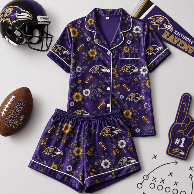 SIGNATURE NFL X BR EXCLUSIVE Blooming Game Day Pajamas Set