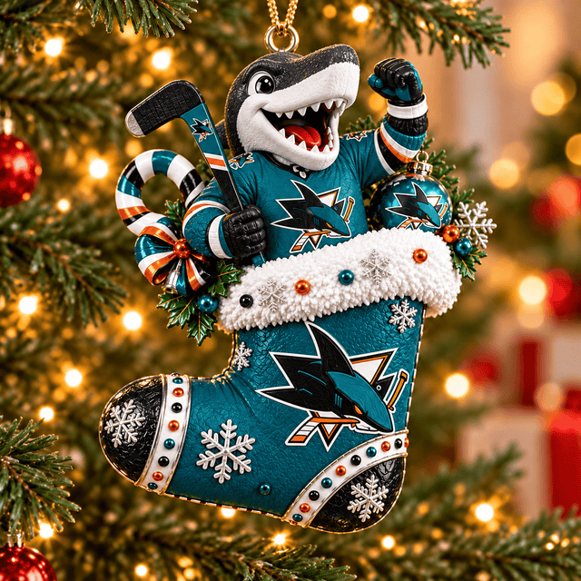 SJS x NHL Ornament Christmas For Fan