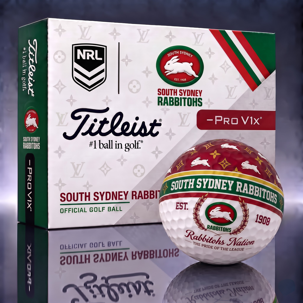 SOU X Custom NRL Football Tradition Golf Ball Set