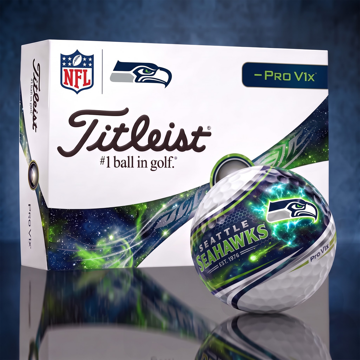SS x Custom 1-of-1 NFL Team Galaxy Titleist Golf Balls Set