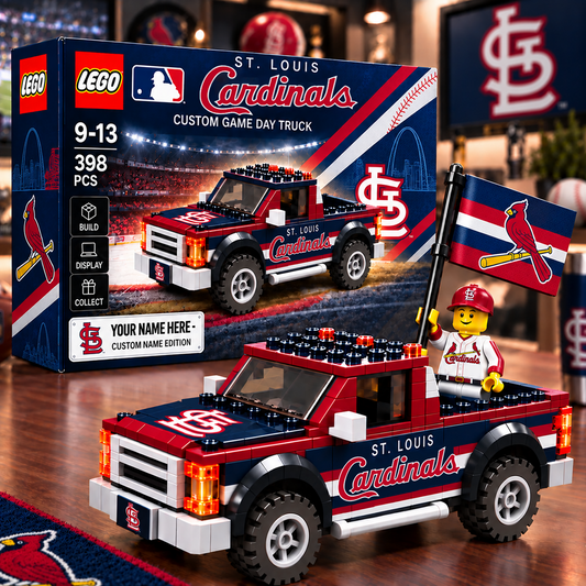 STL x MLB Building Blocks Truck Toy Set V2