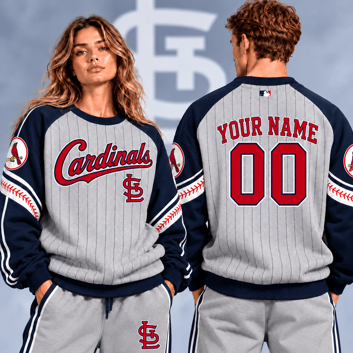STL x MLB Personalized Name Sweatshirt