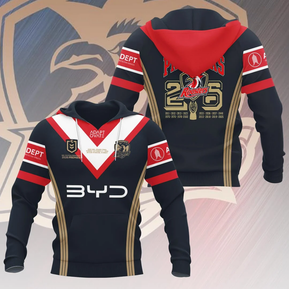 SYD 2026 Premiers 3D Shirt V4