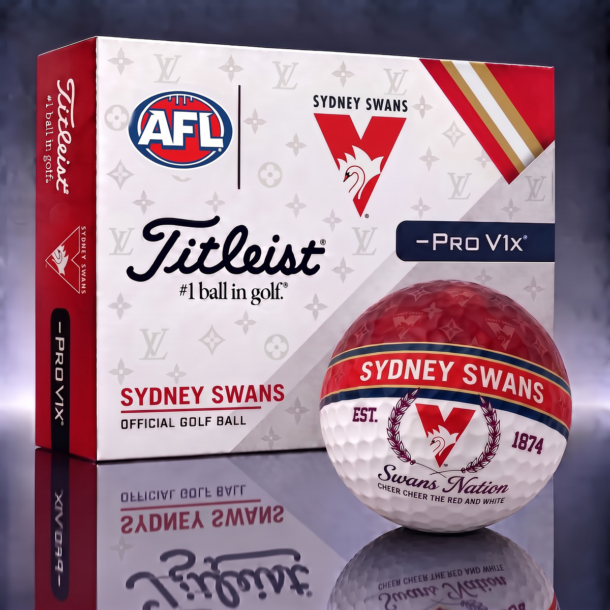 SYD X Custom AFL Football Tradition Golf Ball Set