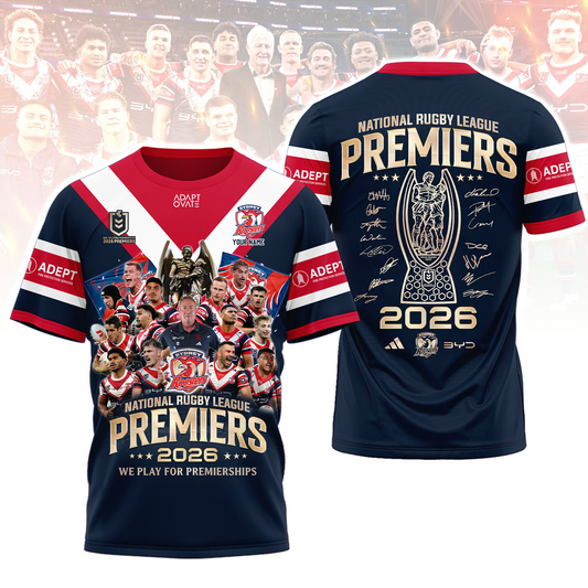 SYD x NRL 2026 Premiers 3D Shirt V10