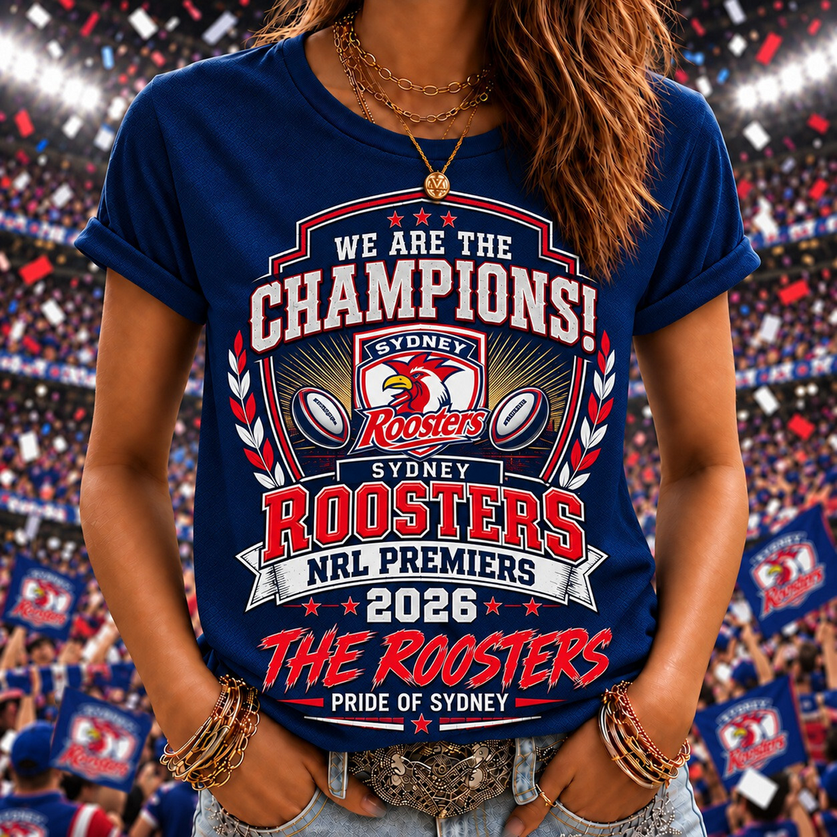 SYD x NRL 2026 Premiers 3D Shirt V13