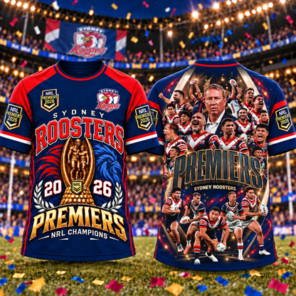 SYD x NRL 2026 Premiers 3D Shirt V2