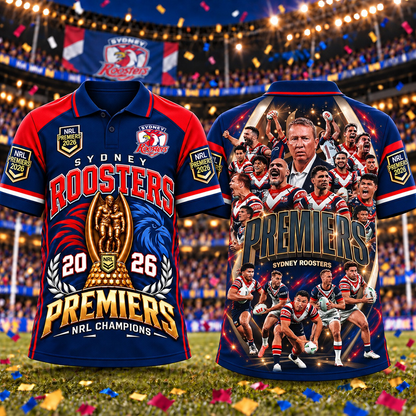 SYD x NRL 2026 Premiers 3D Shirt V2