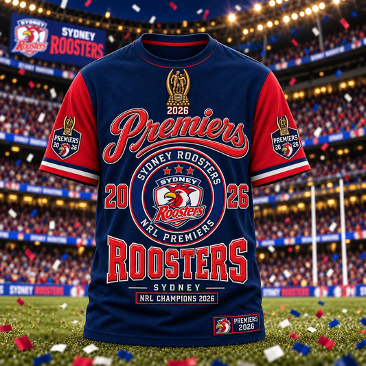 SYD x NRL 2026 Premiers 3D Shirt V5
