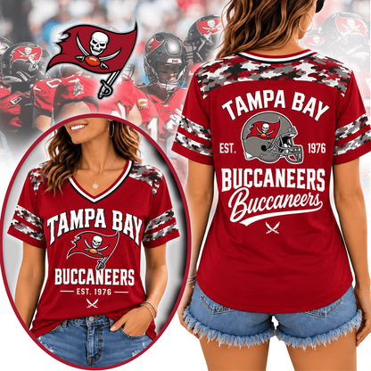 TB Premium NFL All-American Camo V-neck