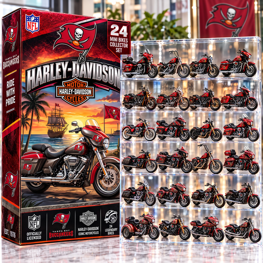 TB X NFL 24-Day Countdown Blink Box Cruiser Motorcycles Set