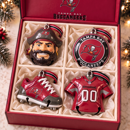 TB X Premium NFL Christmas Bell Ornament