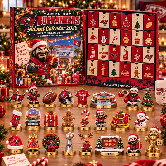 TB x NFL Christmas Advent Calendar 2026 â€“ 24 Days of NFL Mascot & Holiday Collectibles