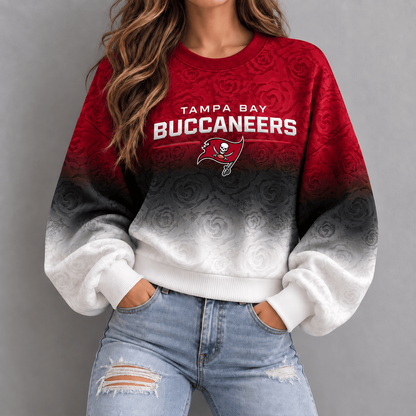 TB x NFL Embossed Rose Ombre Sweatshirt