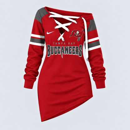 TB x NFL Game Day Spirit Lace-Up Sweatshirt