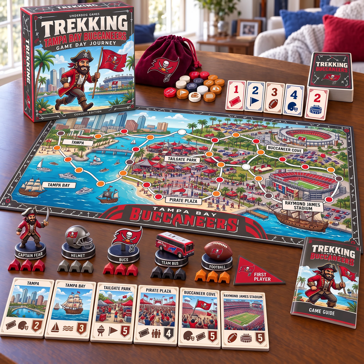 TB x Premium NFL Trekking Adventure Board Game