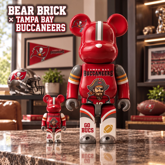 TBB x Custom 1-of-1 NFL Team Bearbrick Collectible Figure Home Desk Decor