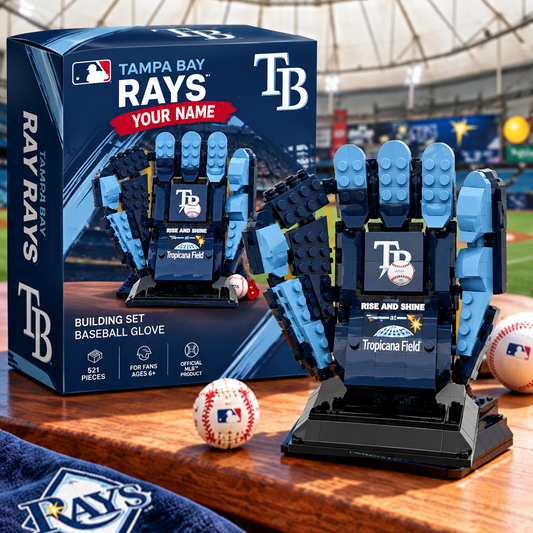 TB X MLB Teams Baseball Glove Building Block Set