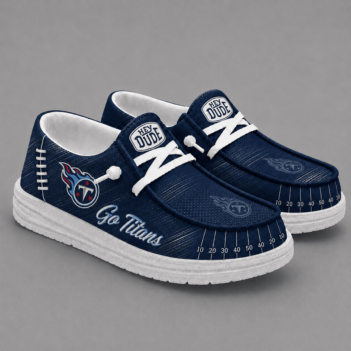 TEN Premium NFL Football Field Fan Loafer Shoes