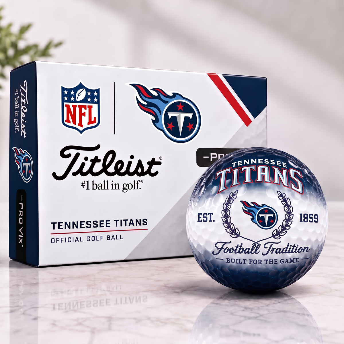 TEN X Custom NFL Football Tradition Golf Ball Set
