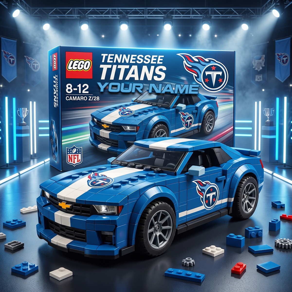 TEN x NFL Football Team Camaro Z28 V2