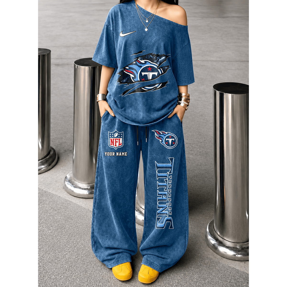 TEN x NFL Relaxed Fit Two Piece Sportswear Set