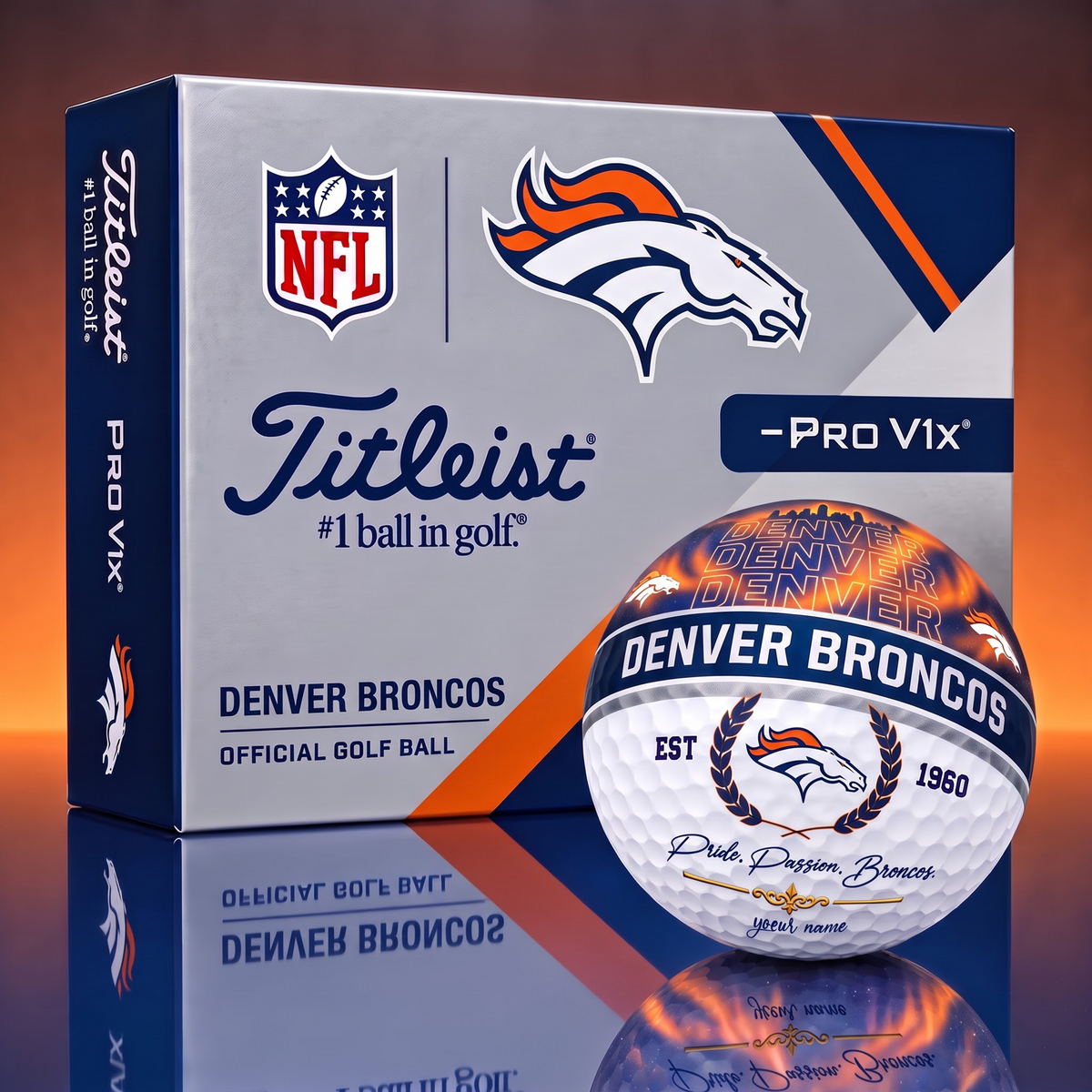 TITLIEST X SIGNATURE NFL DB EXCLUSIVE BESPOKE NAME GALAXY  GOLF BALL V3  LIMITED EDITION