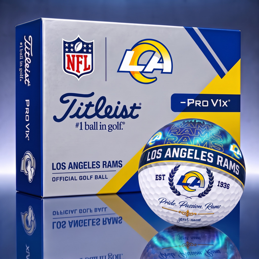 TITLIEST X SIGNATURE NFL LAR EXCLUSIVE BESPOKE NAME GALAXY  GOLF BALL V3  LIMITED EDITION