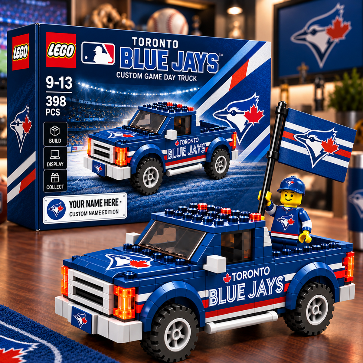 TOR x MLB Building Blocks Truck Toy Set V2