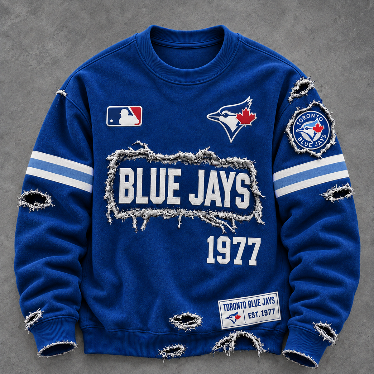 TOR x MLB Distressed Premium SweatShirt