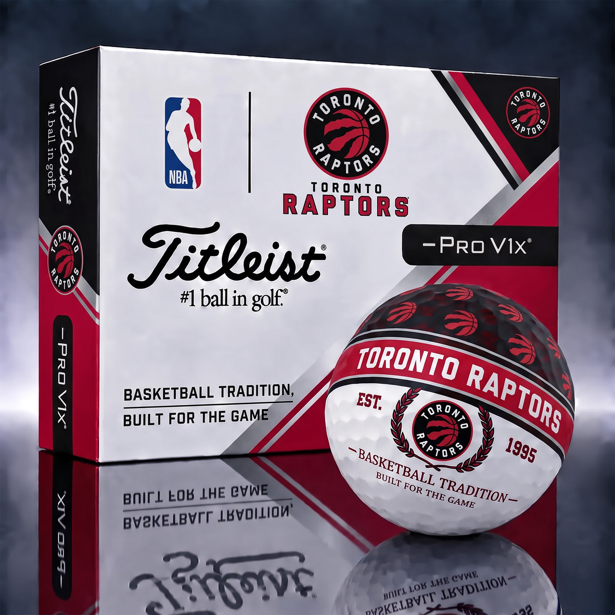 TR x NBA 1-OF-1 IN-HOUSE CRAFTED TITLEIST PRO V1X NBA LIMITED EDITION GOLF BALLS