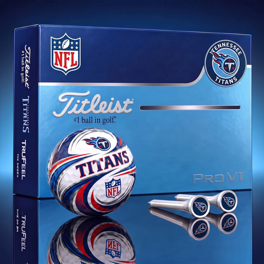 TT x 1-of-1 Custom NFL Golf Balls And Tees Gift Set