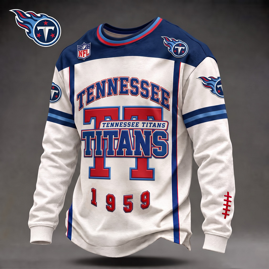 TT x Custom 1-of-1 Personalized NFL Team Vintage Distressed Long Sleeve Shirt
