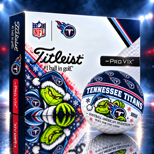 TT x NFL 1-OF-1 IN-HOUSE CRAFTED TITLEIST PRO V1X GOLF BALLS