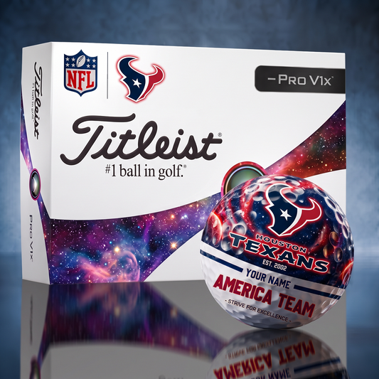 Titleist HOU x Premium NFL DAL PERSONALIZED GOLF BALL LIMITED EDITION V7