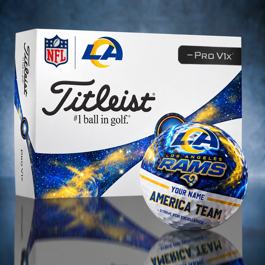 Titleist LAR x Premium NFL DAL PERSONALIZED GOLF BALL LIMITED EDITION V7