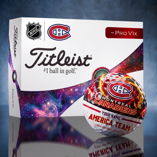 Titleist MC x Premium NHL PERSONALIZED GOLF BALL LIMITED EDITION V7