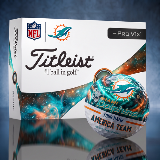 Titleist MIA x Premium NFL DAL PERSONALIZED GOLF BALL LIMITED EDITION V7