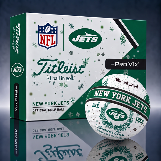 Titleist Premium NFL x NYJ PERSONALIZED GOLF BALL CHRISTMAS V1